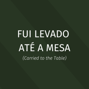 Páscoa - Fui levado até à mesa - Letra ProPresenter