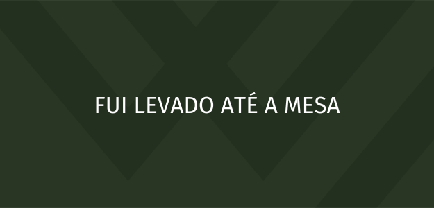Banner - Fui levado até a mesa - Páscoa