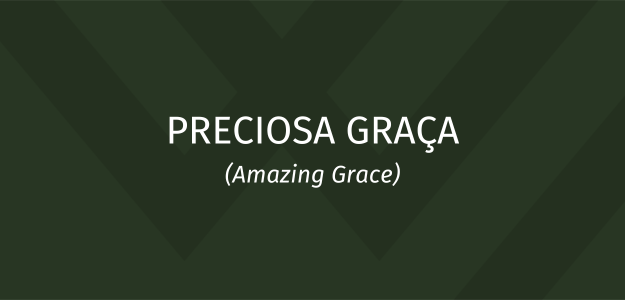 Banner - Preciosa Graça - Amazing Grace - Páscoa